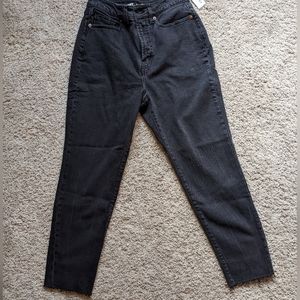High rise straight leg jeans